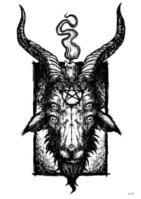 Image 3 of BAPHOMETH PRINT 