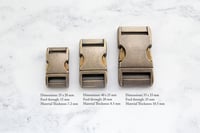Image 2 of Alu Max - Antique Brass Side Release Buckle