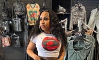 Cherry Graphic Crop Tee