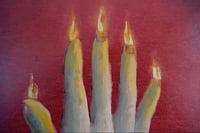 Image 2 of Hand of Glory hand embellished print