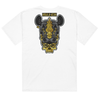 Image 3 of Heavyweight T - Weird & Horny - White/Gold