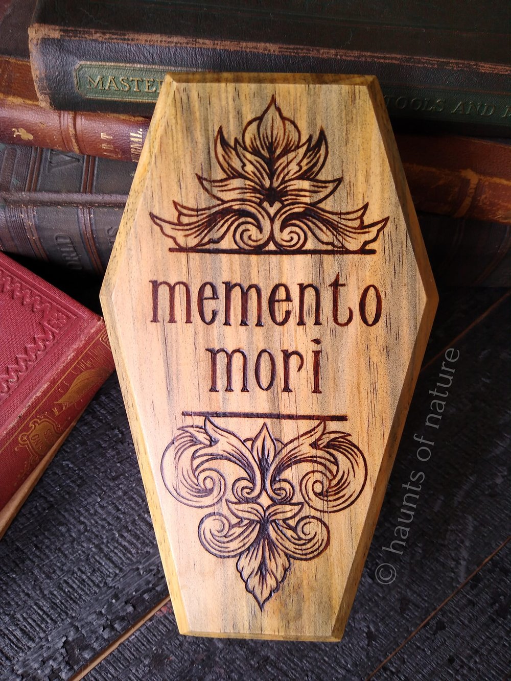 "Memento Mori" Coffin Trinket Box