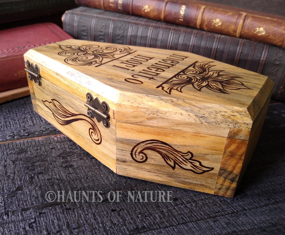 "Memento Mori" Coffin Trinket Box