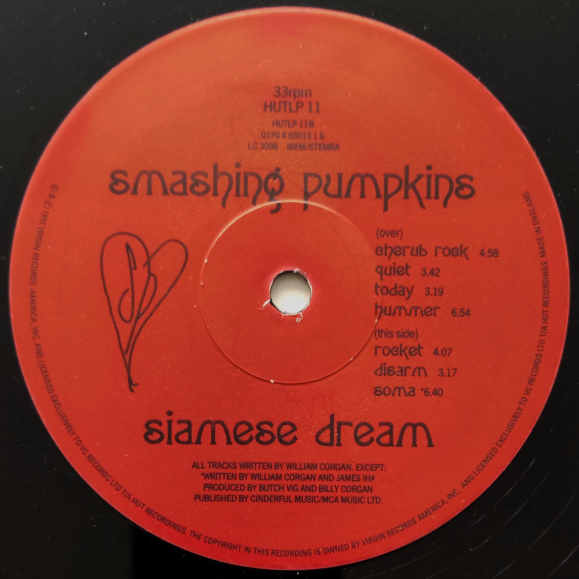 Smashing Pumpkins Siamese Dream 2xLP Wolf Tapes smashing-pumpkins-siamese-dream-2xlp-wolf-tapes