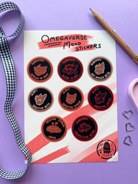 Image 1 of Omegaverse Mood Sticker Set