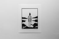 "Bay Of The Subconscious (Striped Swimsuit)" 8x10" Print
