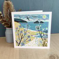Image 1 of Holywell Sea Holly Greeting Card