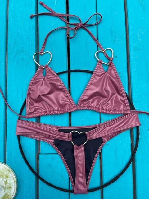 Image of Premade Plum Heart Set