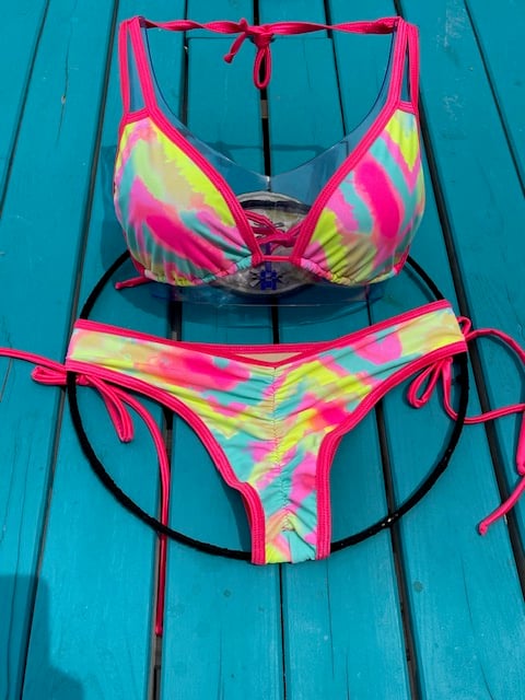 Image of Premade Pink Tie-dye Set