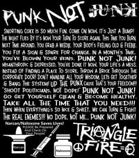 Punk Not Junk Shirt (EVERY Order Will Include Extra Goodies & A Note!!!)