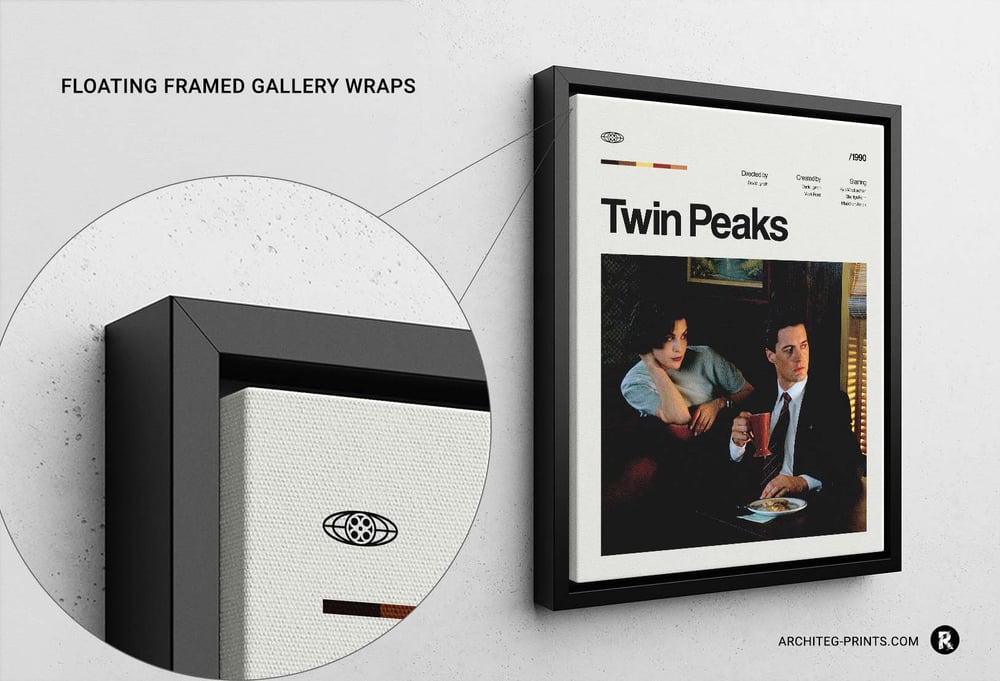 Twin Peaks - David Lynch Movie Poster Print