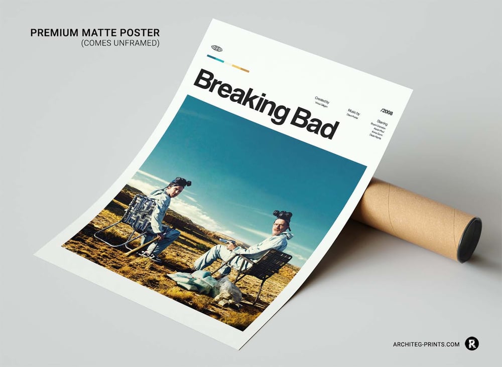 Breaking Bad - Walter White, Jesse Pinkman Movie Poster