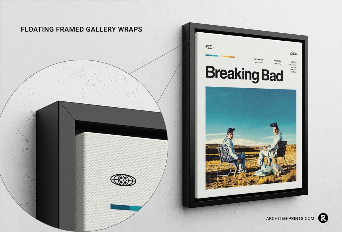 Breaking Bad Artwork JS Glass Framed Poster| Buy High-Quality Posters and  Framed Posters Online - All in One Place