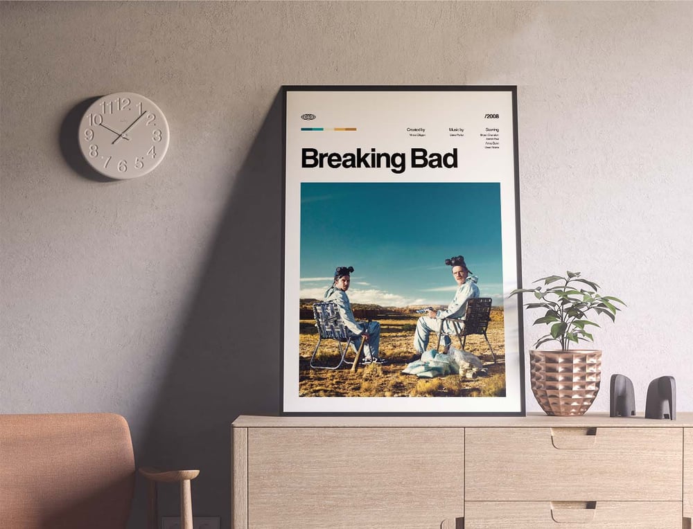 Breaking Bad - Walter White, Jesse Pinkman Movie Poster