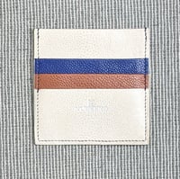 Image 1 of Square CARD Holder - Blanc