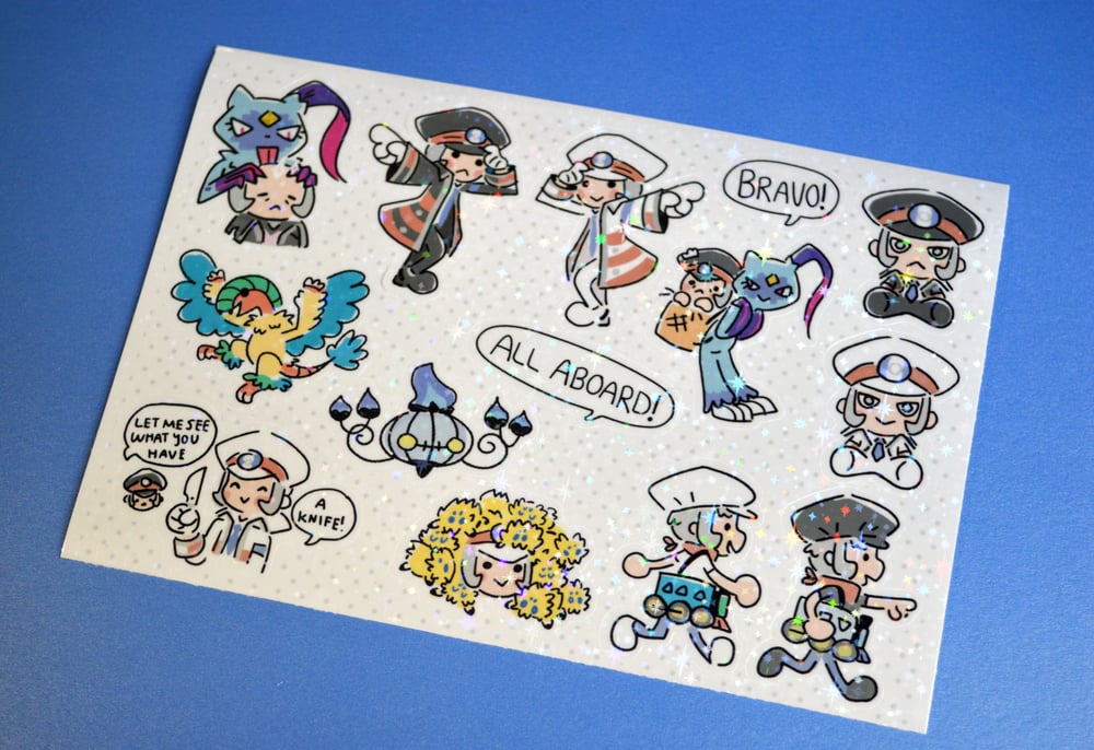 Image of Submas Sticker Sheet / Magnets