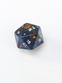 Image 3 of Dark Rainbow Mist Lucky Star 22mm D20 Single