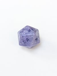 Image 2 of Soft Grape Dreams Lucky Star 22mm D20 Single