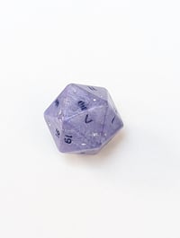 Image 3 of Soft Grape Dreams Lucky Star 22mm D20 Single