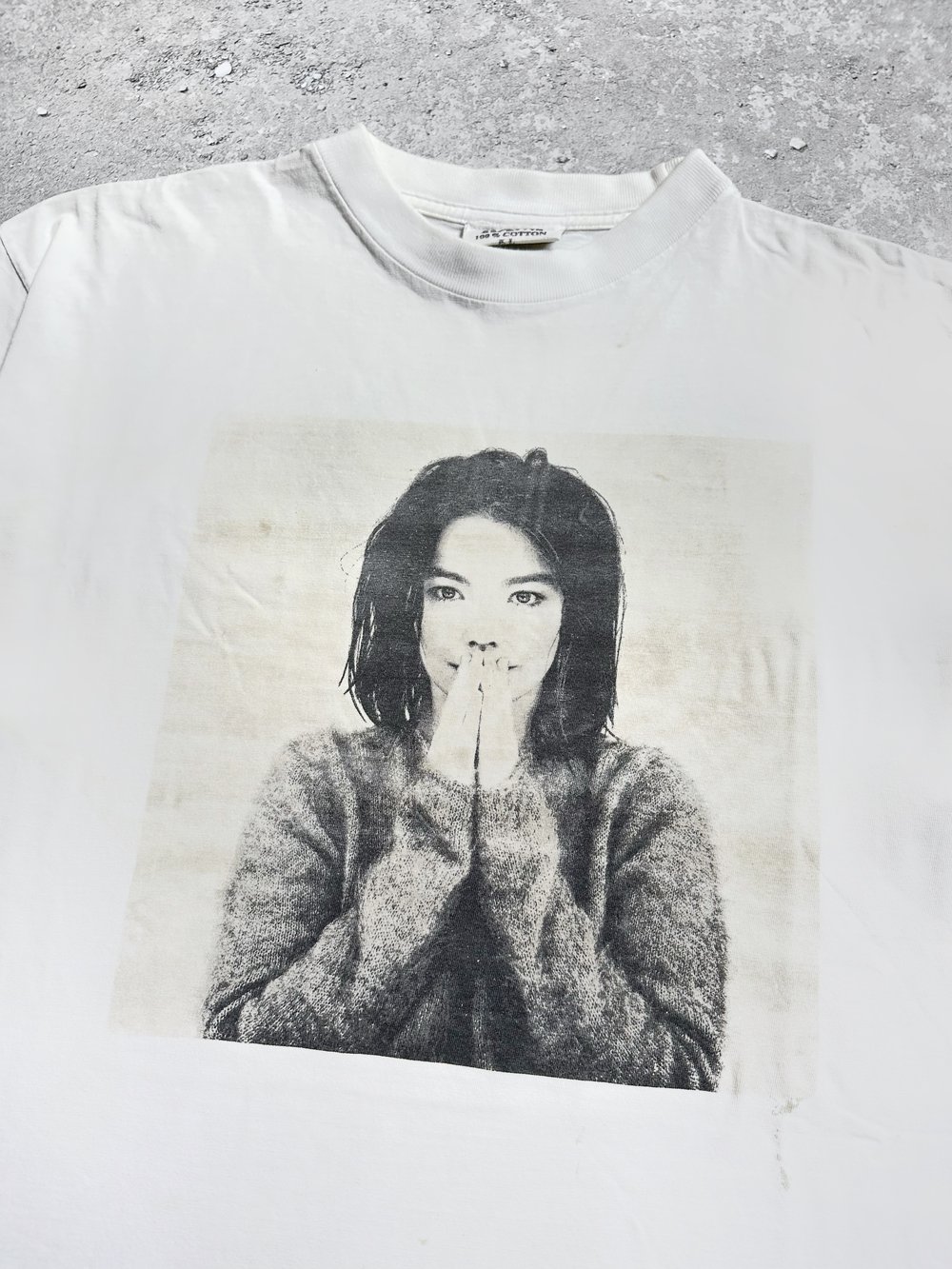 *Rare* Björk 1993 ‘Debut’ V1 White T-Shirt