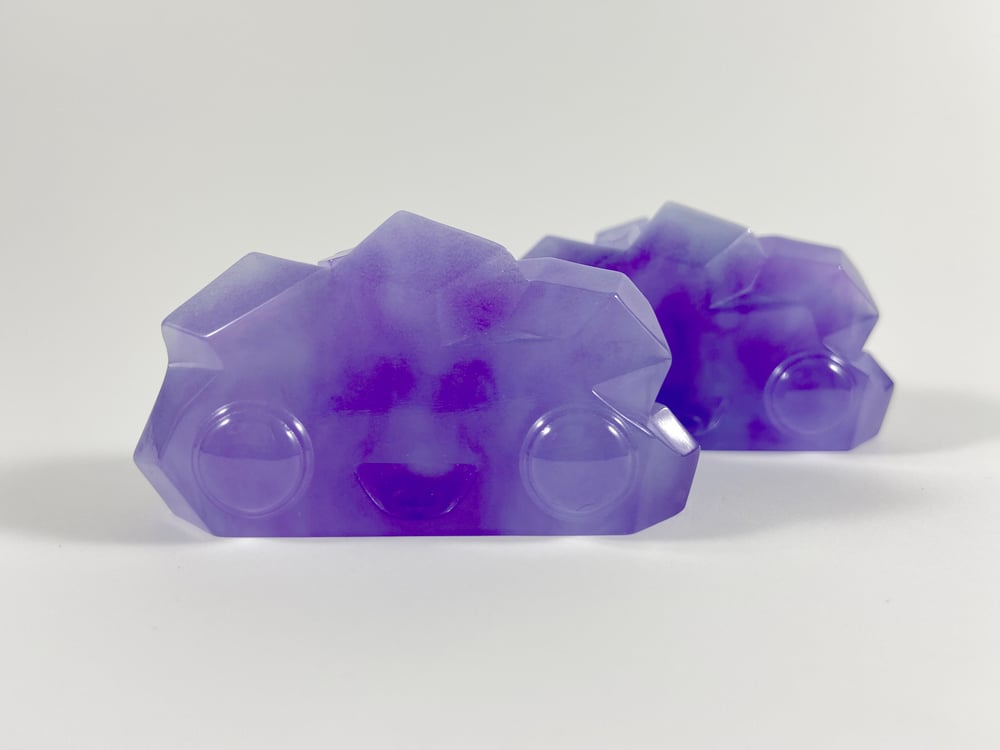 Image of 5PTS: GID Purple Marble: Rock Type