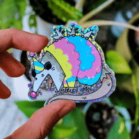 Image 2 of Party Opossum Sticker