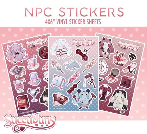 Image of NPC Sticker Sheets