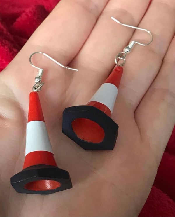 Image of Traffic Cone earrings 