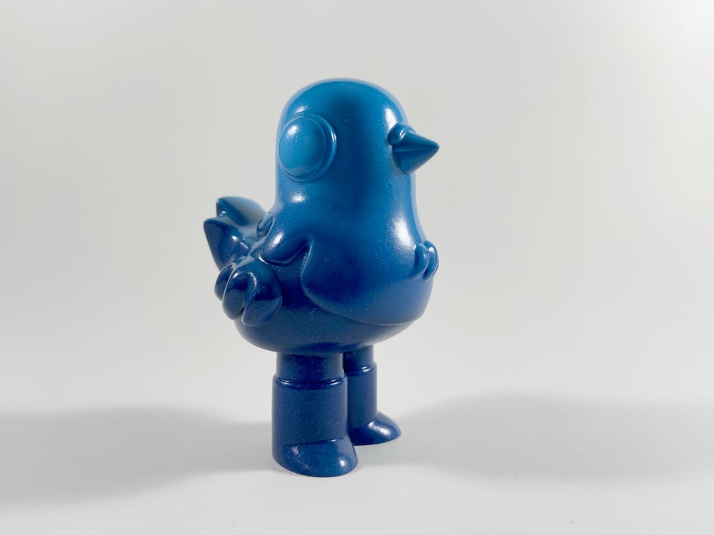 Image of 5PTS: Blue Fade: Birb Type Painted