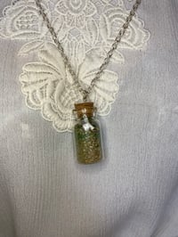 Image 1 of Small Money Attracting Gris Gris Bottle Necklace by Ugly Shyla 