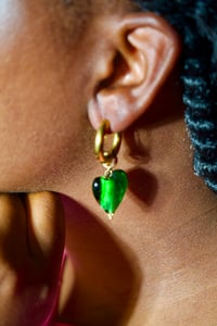 Image 2 of Mix And Match Sarah Love Faux Pearl and Heart Earring