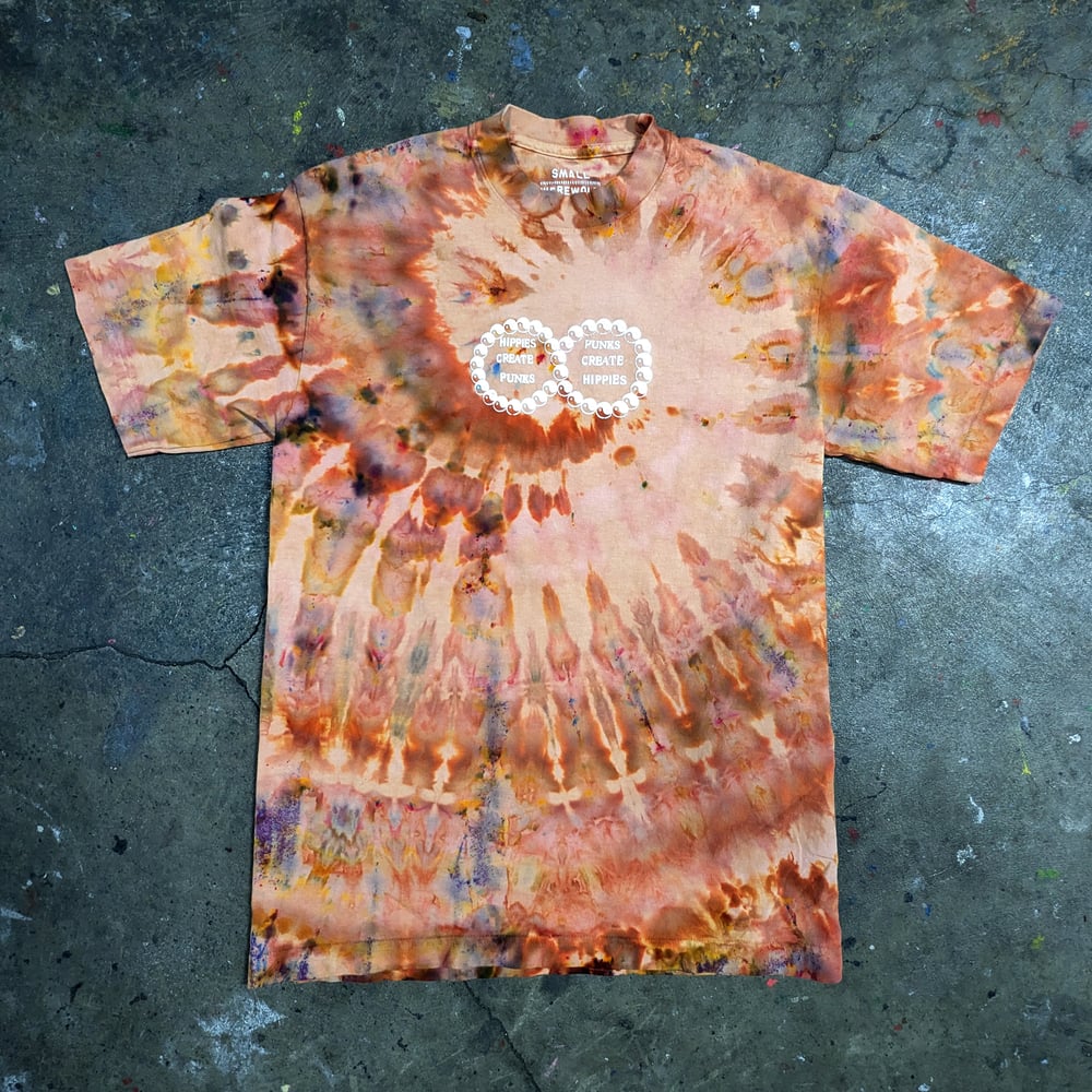 Hippie Valentine Burlap Dye Experiment