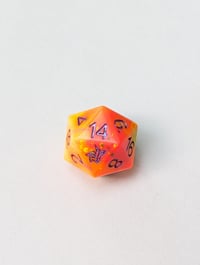 Image 1 of Fireball Rainbow Standard D20 Single