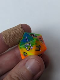 Image 4 of Fireball Rainbow Standard D20 Single