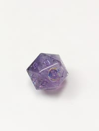 Image 2 of Amethyst Bubbles Standard D20 Single