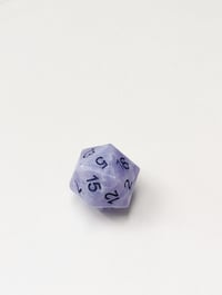 Image 3 of Faux Amethyst Standard D20 Single