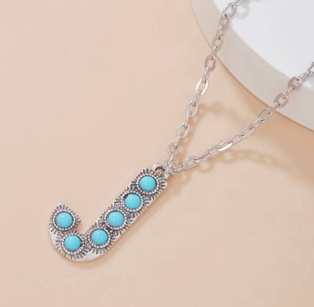 Image of Fancy Like initial necklace