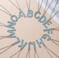 Image 1 of Fancy Like initial necklace