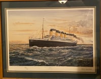 Image 1 of Titanic Ocean Art Print - Limited Edition, Signed, & Numbered