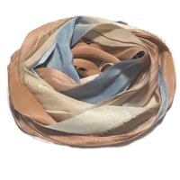 Image 2 of 10YD.  LEGACY  HAND DYED SARI SILK RIBBON/HAND DYED BY COLOR KISSED SILK