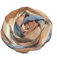 Image 3 of 10YD.  LEGACY  HAND DYED SARI SILK RIBBON/HAND DYED BY COLOR KISSED SILK