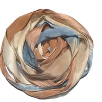 Image 5 of 10YD.  LEGACY  HAND DYED SARI SILK RIBBON/HAND DYED BY COLOR KISSED SILK