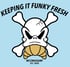 Light Blue Duck Skull Tee Image 5