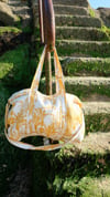 Sac week-end - Toile de Jouy curry