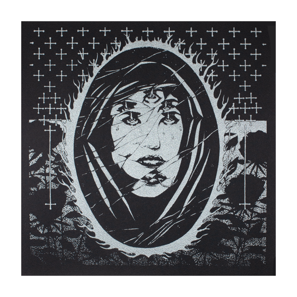 Image of Mother of Sorrows- Portrait 10x10"