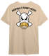 Beige Duck Skull Tee Image 3