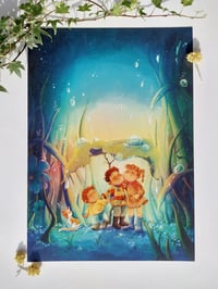 Piégés par la pluie - Affiche A3 (+A6, marque-page)