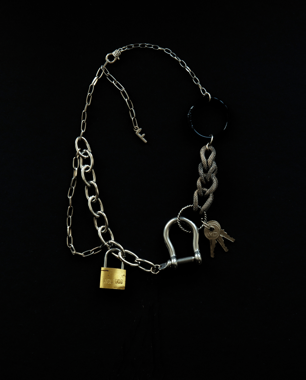 Image of Wolf Lock Necklace