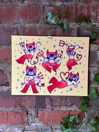 Image 1 of trans devil print (4x6" or 8.5x11")