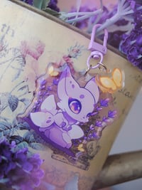 Image 3 of Lavender fox Keychain